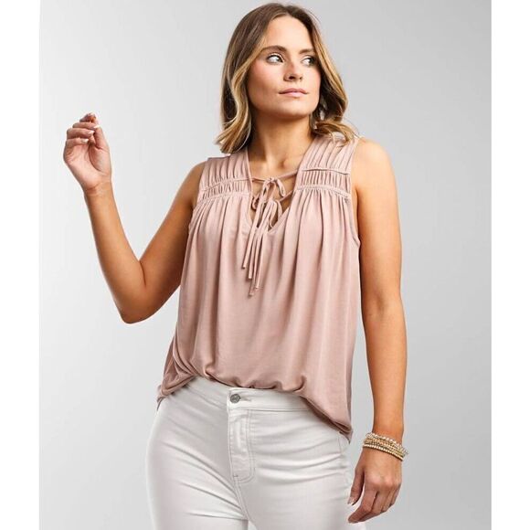 Buckle Black Mauve Dusty Rose Smoothing Shaping Tank Top Small - Picture 7 of 10